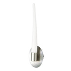 M1693 Estalacta Wall Lamp 1 Light GU10 Indoor/Outdoor Silver/Opal White