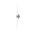 M1695 Estalacta Wall Lamp 2 Light GU10 Line Indoor/Outdoor Silver/Opal White