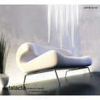 M1695 Estalacta Wall Lamp 2 Light GU10 Line Indoor/Outdoor Silver/Opal White