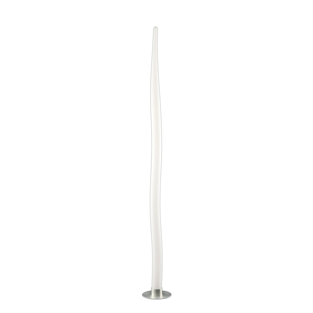 M1734 Estalacta Floor Lamp 1 Light GU10 Indoor/Outdoor Silver/Opal White