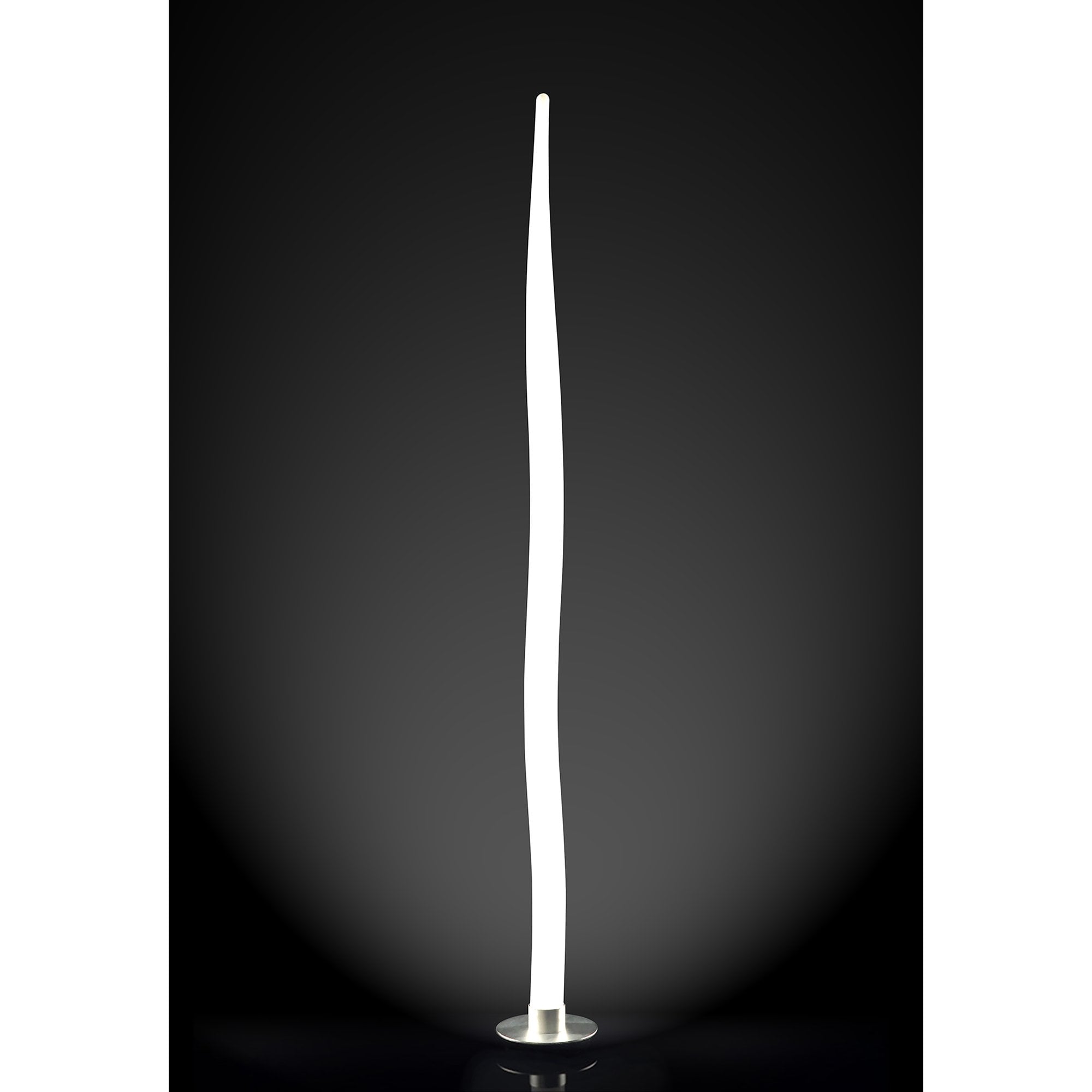 M1734 Estalacta Floor Lamp 1 Light GU10 Indoor/Outdoor Silver/Opal White