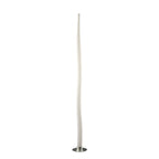 M1734 Estalacta Floor Lamp 1 Light GU10 Indoor/Outdoor Silver/Opal White