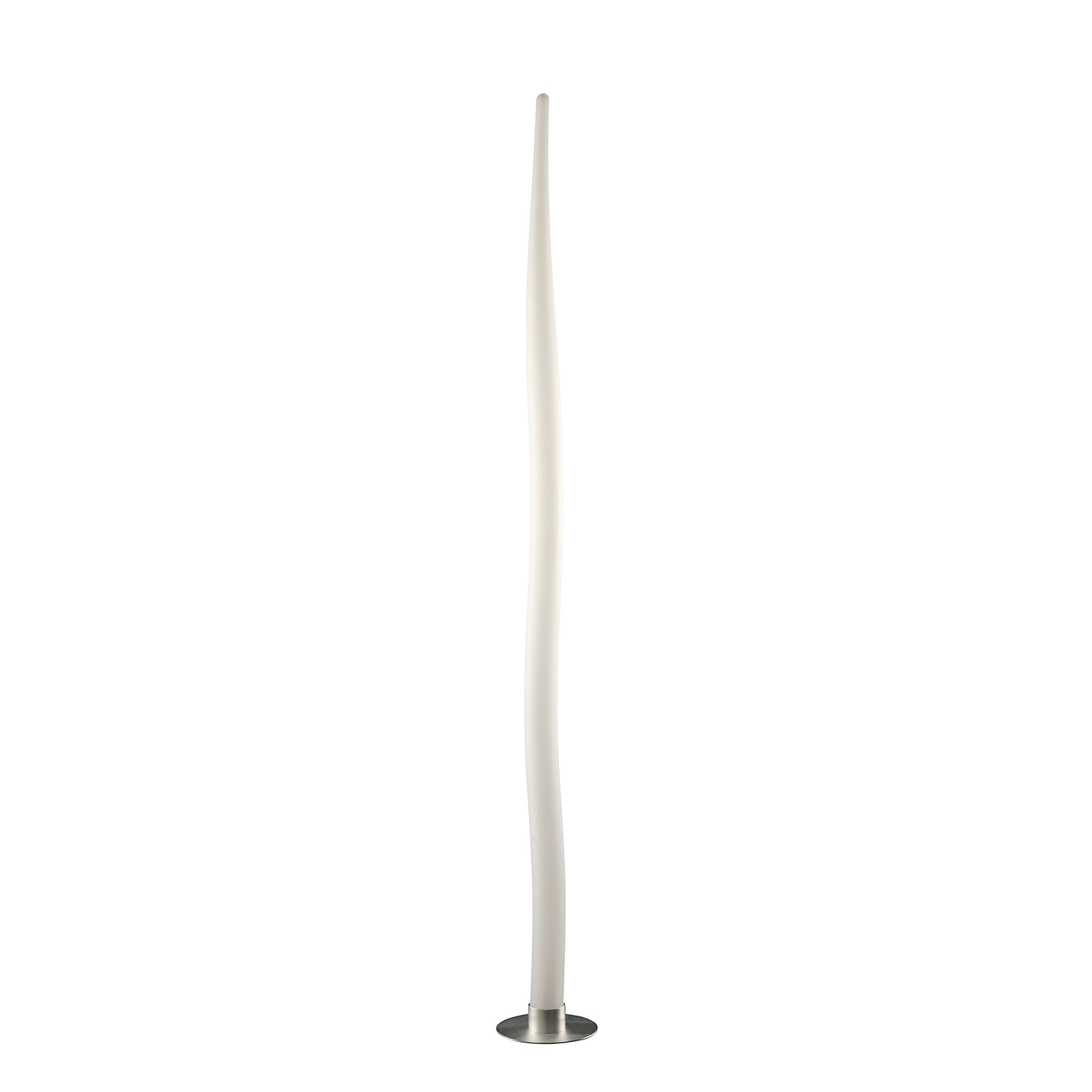 M1734 Estalacta Floor Lamp 1 Light GU10 Indoor/Outdoor Silver/Opal White