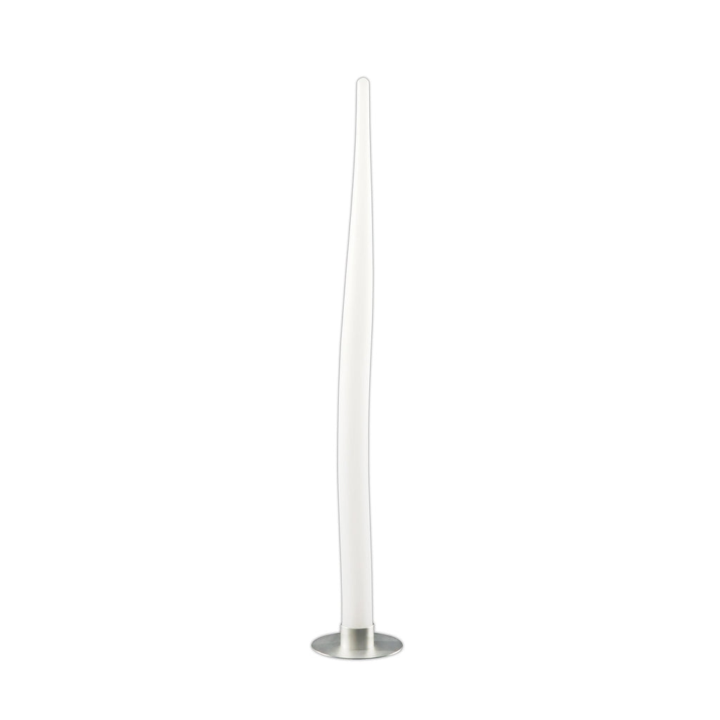 M1735 Estalacta Floor Lamp 1 Light GU10 Small Indoor/Outdoor Silver/Opal White