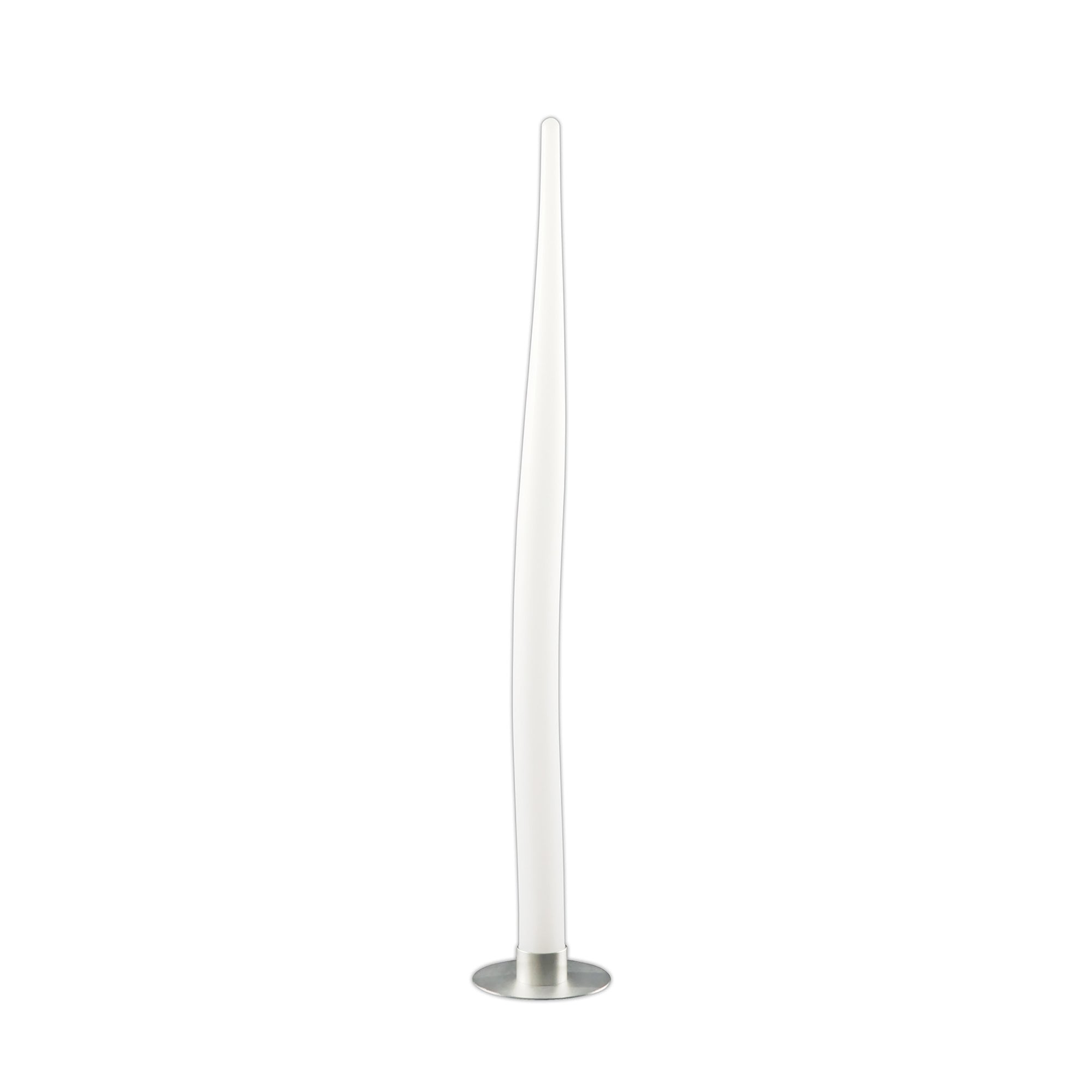 M1735 Estalacta Floor Lamp 1 Light GU10 Small Indoor/Outdoor Silver/Opal White