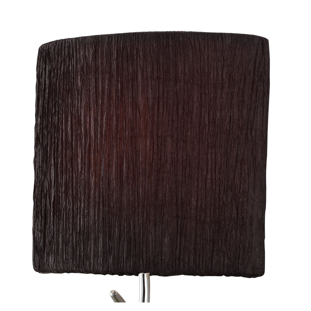 M1134/S/BS Eve Wall Lamp Switched 1 Light E27 Polished Chrome Black Oval Shade