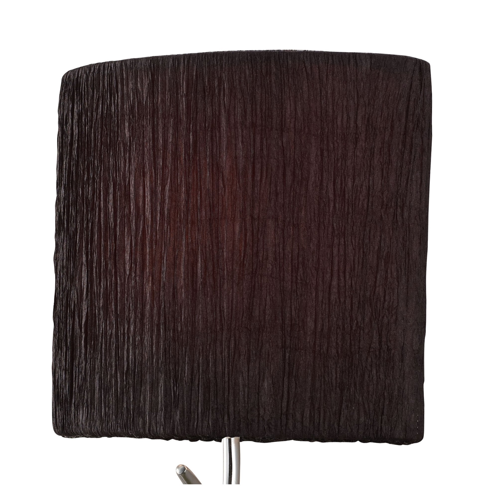 M1134/S/BS Eve Wall Lamp Switched 1 Light E27 Polished Chrome Black Oval Shade