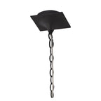M1150 Eve Linear Pendant 2 Arm 4 Light E27 Anthracite White Oval Shades