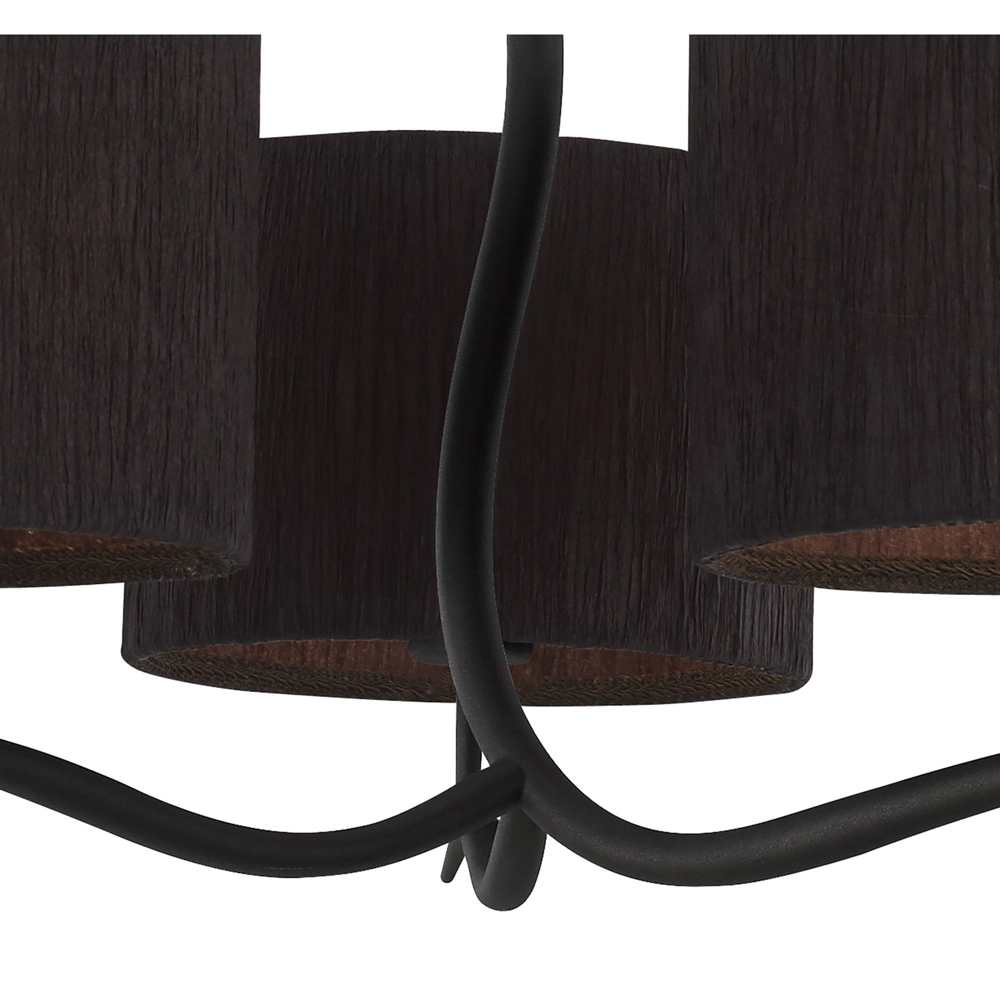 M1151/BS Eve Pendant 3 Light E27 Anthracite Black Round Shades