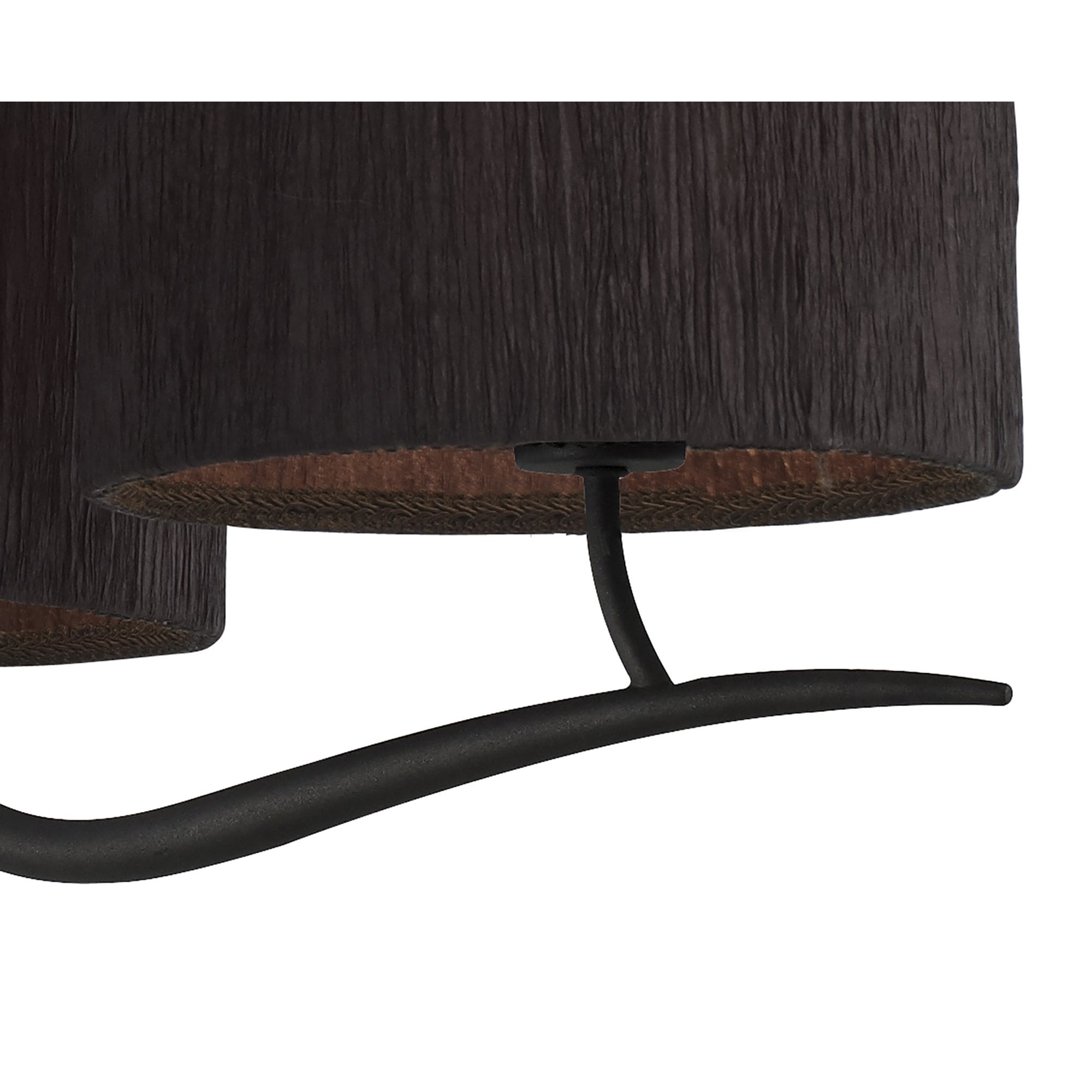 M1151/BS Eve Pendant 3 Light E27 Anthracite Black Round Shades