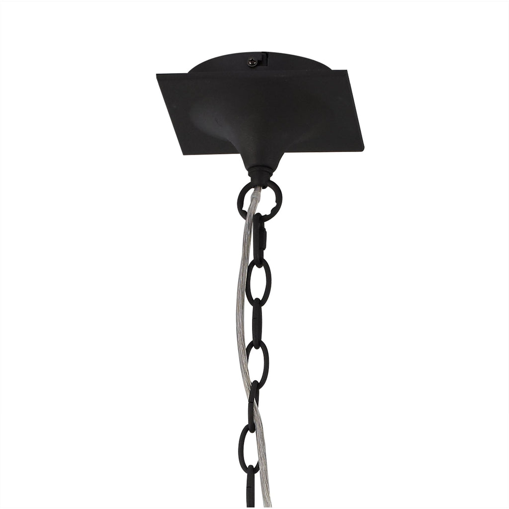 M1151 Eve Pendant 3 Light E27 Anthracite White Round Shades