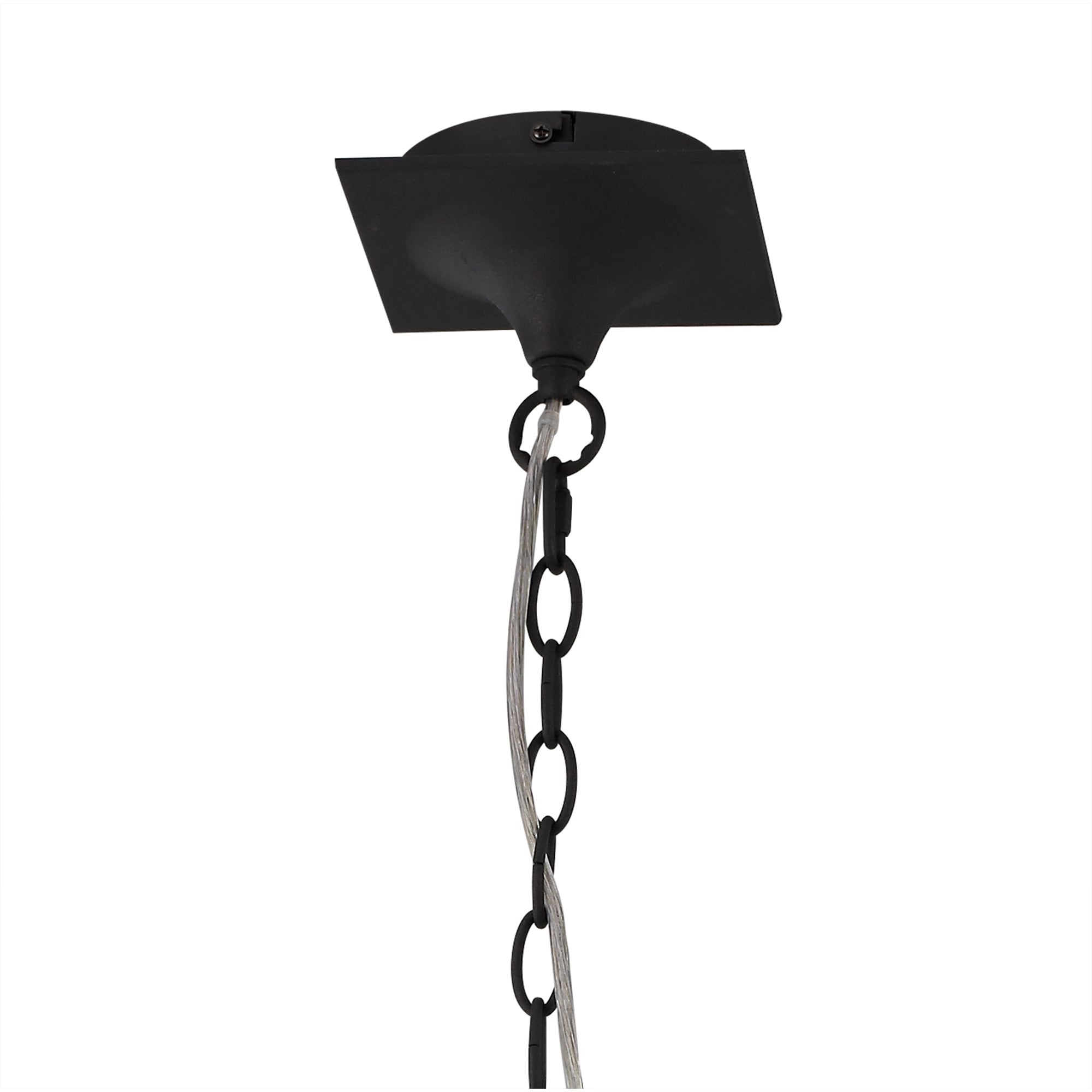 M1151 Eve Pendant 3 Light E27 Anthracite White Round Shades