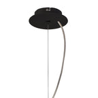 M1153/BS Eve Pendant 3 Light E27 Anthracite Black Round Shade