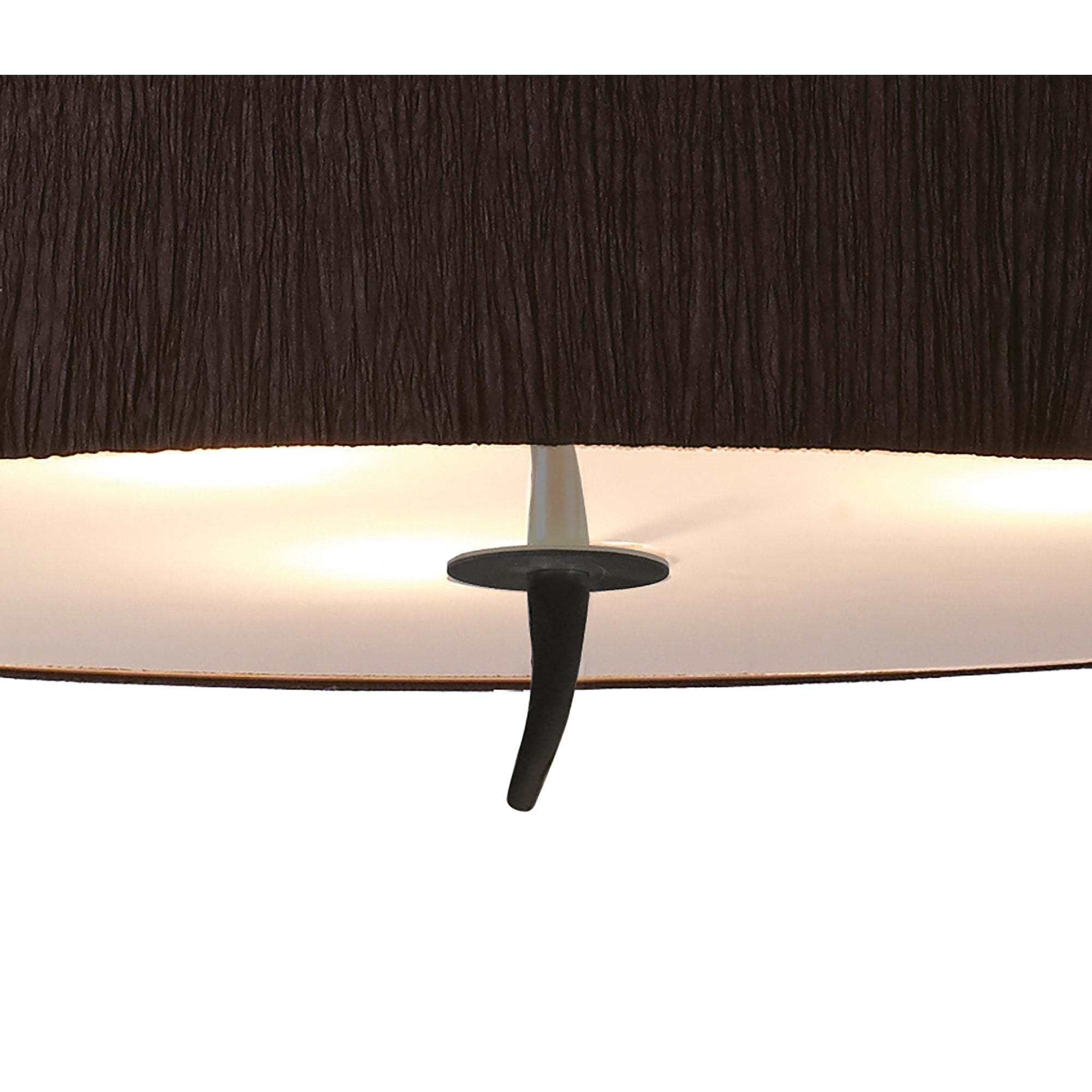 M1153/BS Eve Pendant 3 Light E27 Anthracite Black Round Shade
