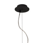 M1153 Eve Pendant 3 Light E27 Anthracite White Round Shade