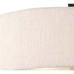 M1153 Eve Pendant 3 Light E27 Anthracite White Round Shade