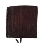 M1154/BS Eve Wall Lamp 1 Light E27 Anthracite Black Oval Shade