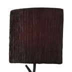 M1154/S/BS Eve Wall Lamp Switched 1 Light E27 Anthracite Black Oval Shade