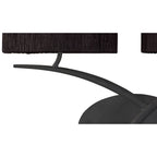 M1155/BS Eve Wall Lamp 2 Light E27 Anthracite Black Oval Shades
