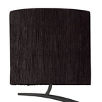 M1155/BS Eve Wall Lamp 2 Light E27 Anthracite Black Oval Shades