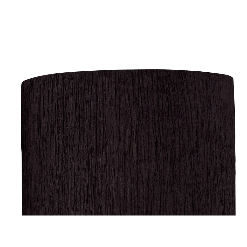 M1155/BS Eve Wall Lamp 2 Light E27 Anthracite Black Oval Shades
