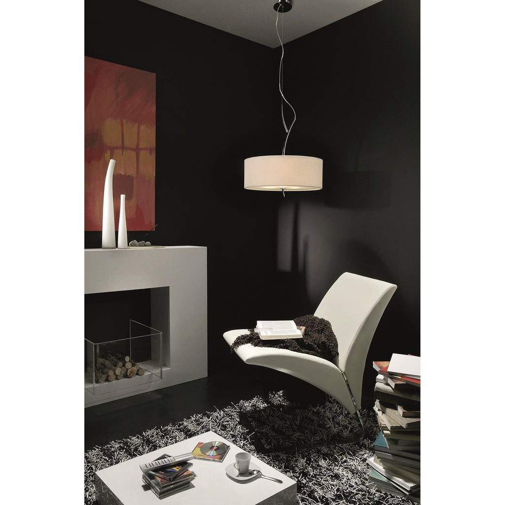 M1156/S/BS Eve Wall Lamp Switched 3 Light E27 Anthracite Black Oval Shades