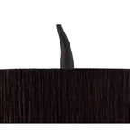 M1157/BS Eve Table Lamp 2 Light E27 Large Anthracite Black Round Shade