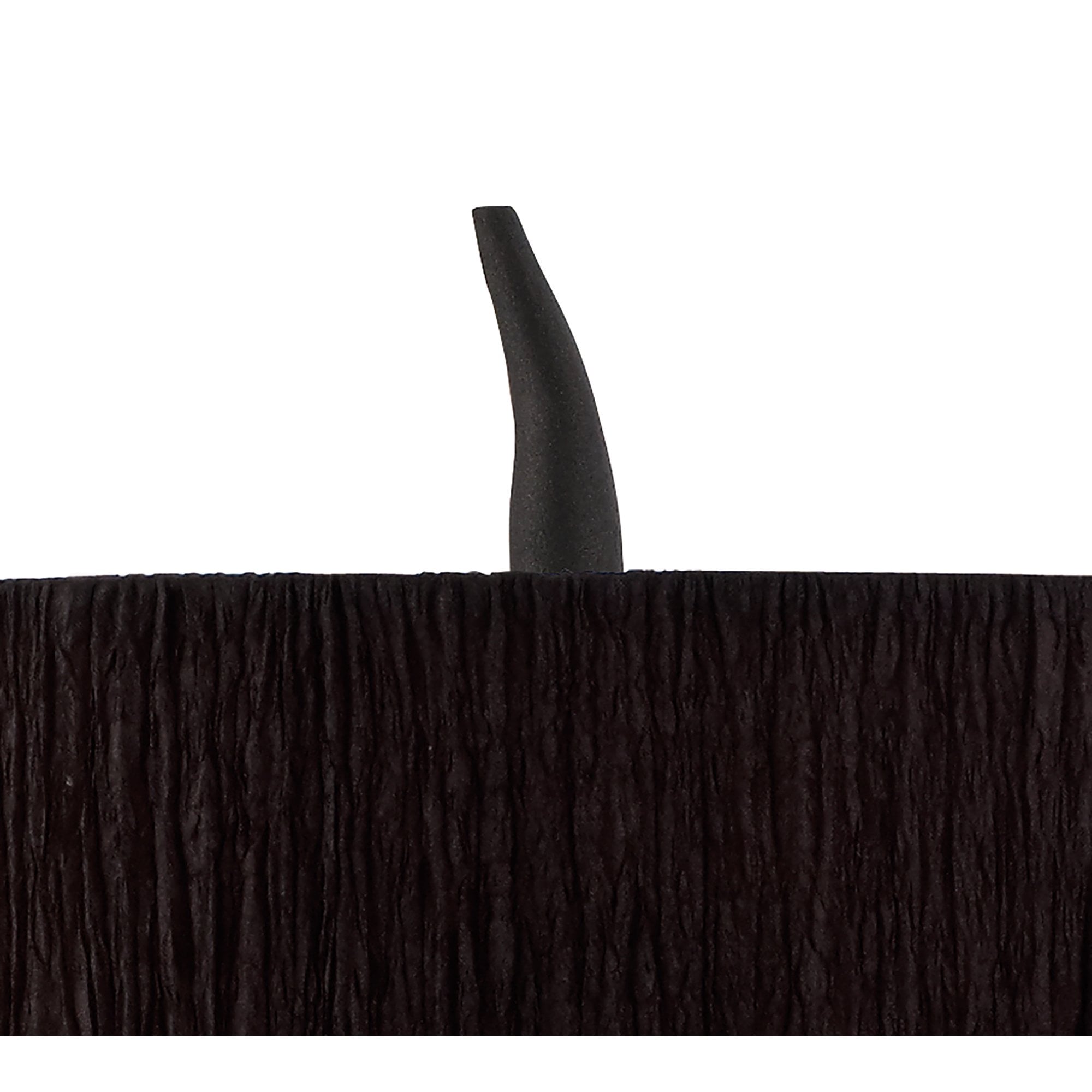 M1157/BS Eve Table Lamp 2 Light E27 Large Anthracite Black Round Shade