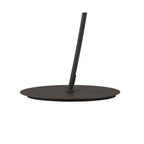 M1159/BS Eve Floor Lamp 2 Light E27 Anthracite Black Oval Shade