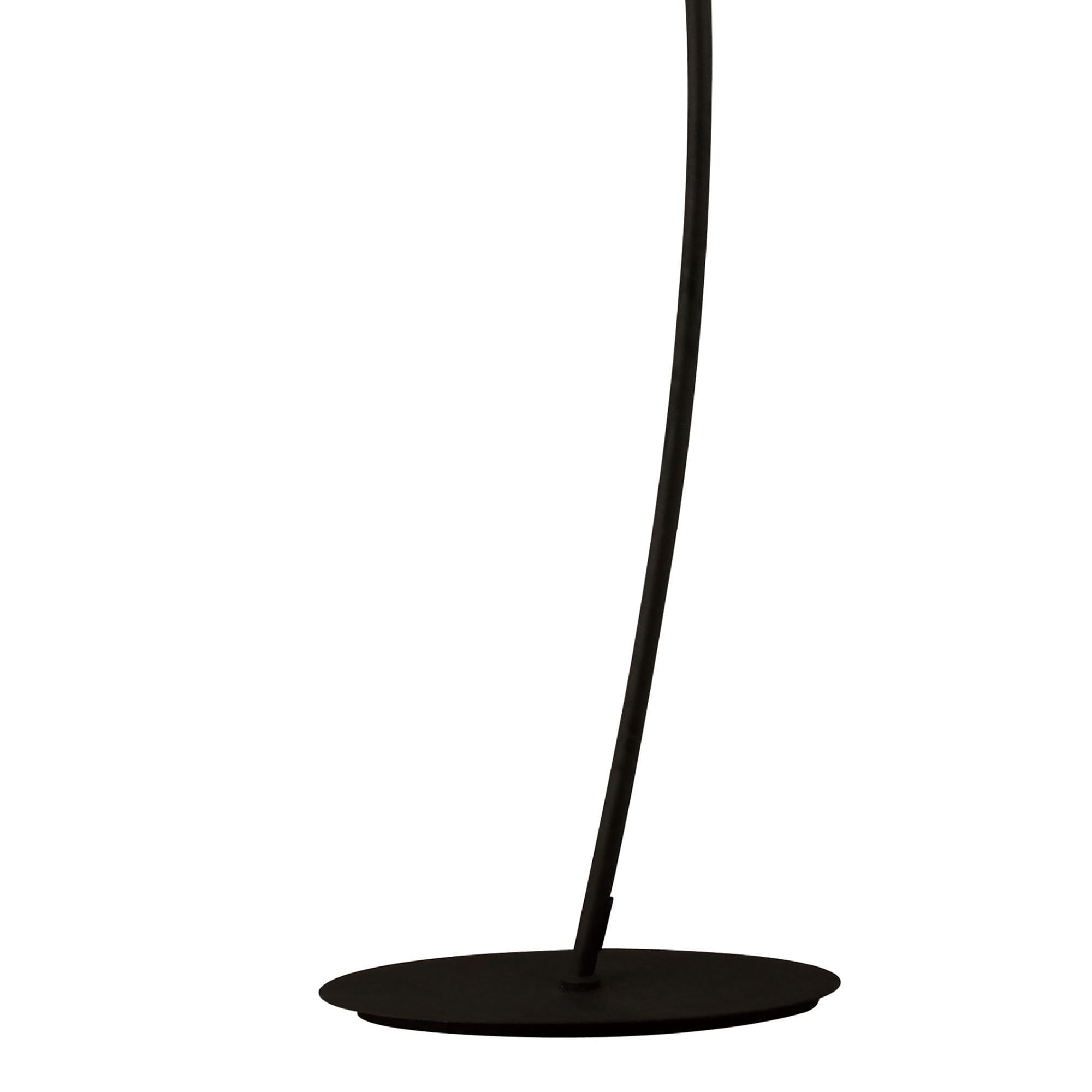 M1159 Eve Floor Lamp 2 Light E27 Anthracite White Oval Shade