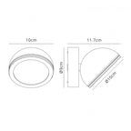 M6505 Everest Outdoor Wall Lamp 1 Light White