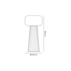 M7249 Faro Table Lamp 1 Light E27 Black