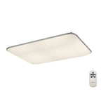 M6247 Fase Ceiling Rectangular 90W LED White Acrylic Diffuser Remote Control