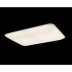 M6247 Fase Ceiling Rectangular 90W LED White Acrylic Diffuser Remote Control