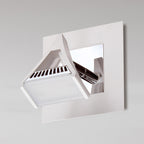 M8100/1 Filippo Spot Light 1 Light 5W LED Matt White/Polished Chrome