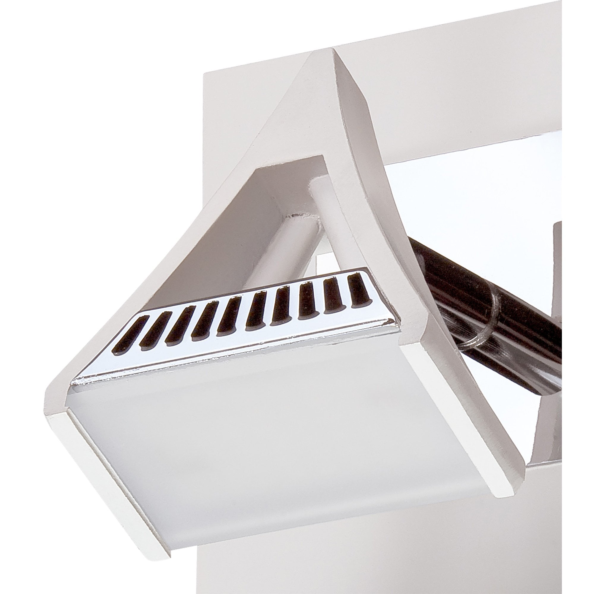 M8100/1 Filippo Spot Light 1 Light 5W LED Matt White/Polished Chrome