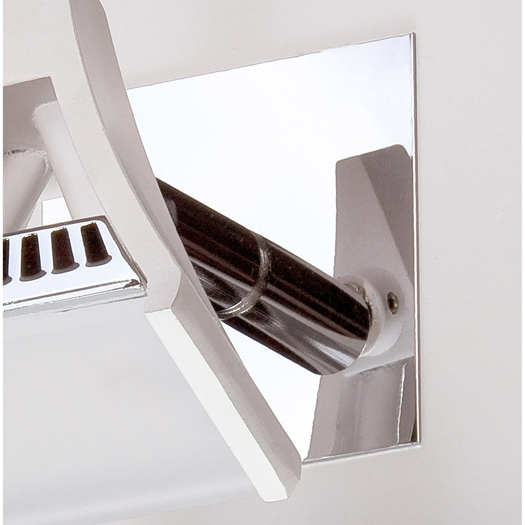 M8100/1 Filippo Spot Light 1 Light 5W LED Matt White/Polished Chrome