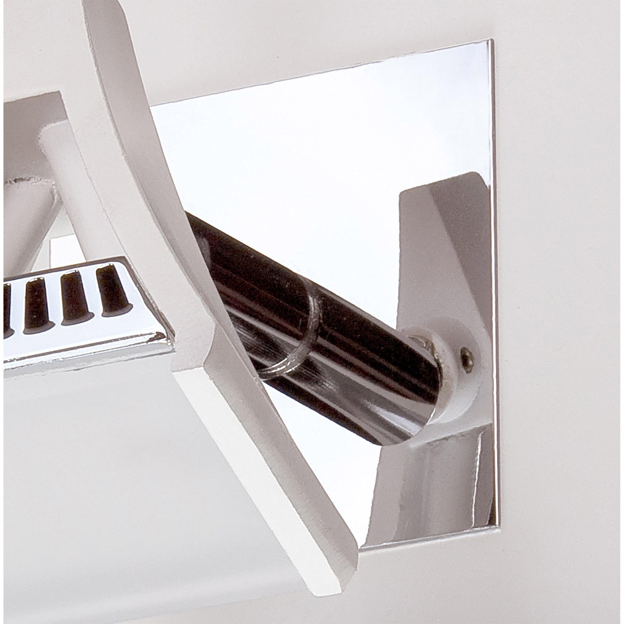 M8100/1 Filippo Spot Light 1 Light 5W LED Matt White/Polished Chrome