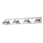 M8103/1 Filippo Linear Spot Light 4 Light LED 20W Matt White/Polished Chrome