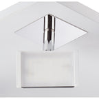 M8105/1 Filippo Spot Light 4 Light LED Square 20W Matt White/Polished Chrome