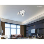 M8101/1 Filippo Telescopic Spot Light 1 Light 5W Matt White/Polished Chrome