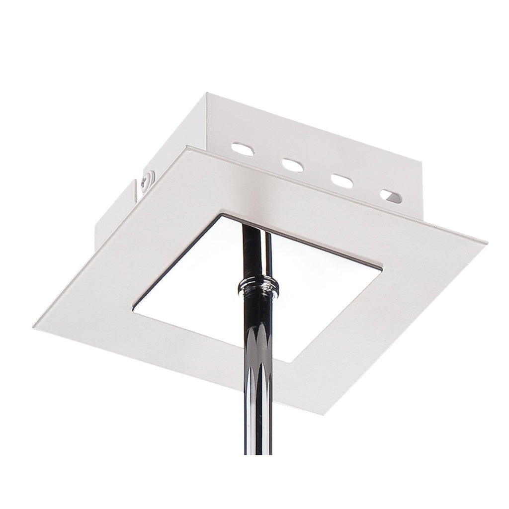 M8101/1 Filippo Telescopic Spot Light 1 Light 5W Matt White/Polished Chrome