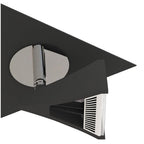 M8110/1 Filippo Spot Light 3 Light LED Triangular 15W Matt Black/Polished Chrome