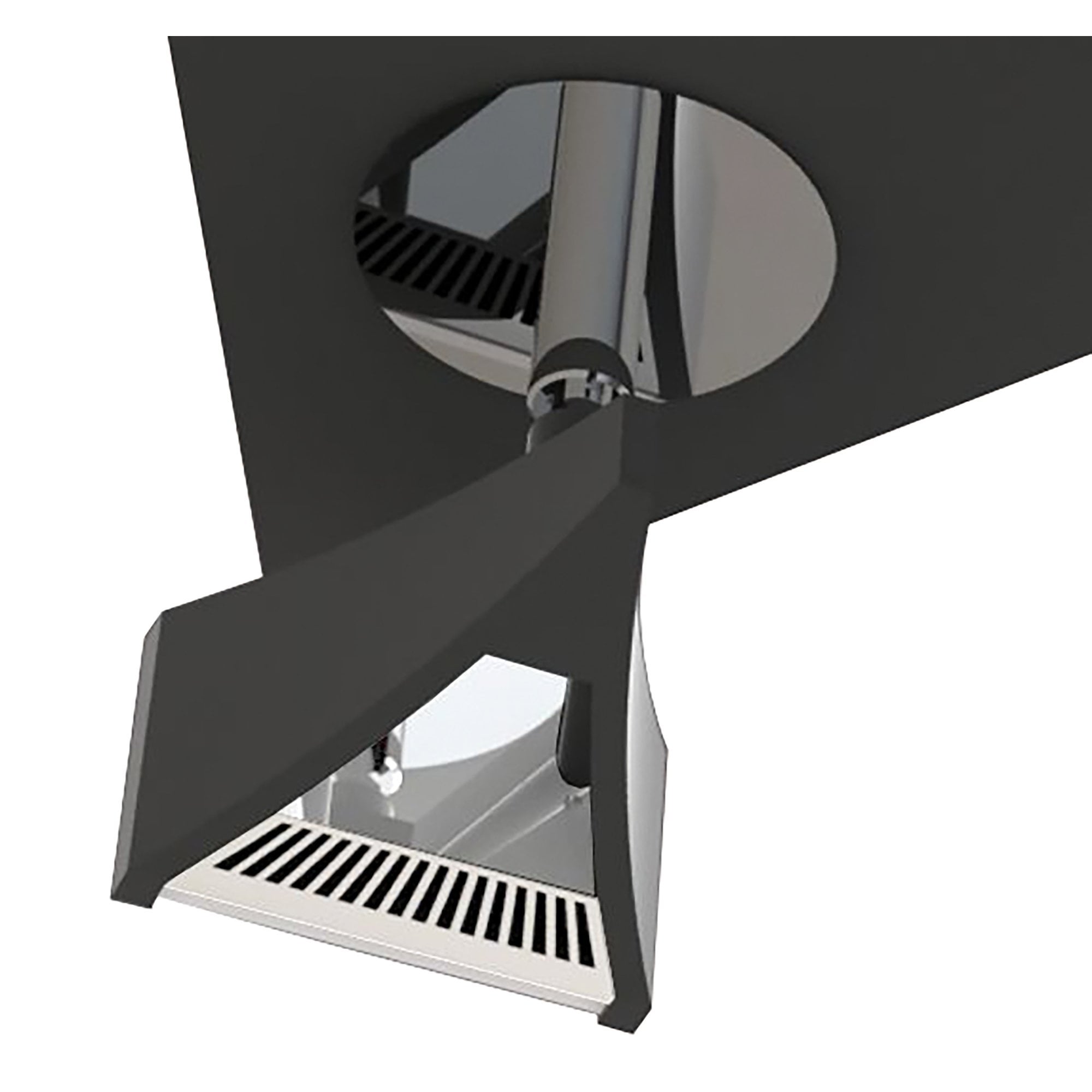 M8110/1 Filippo Spot Light 3 Light LED Triangular 15W Matt Black/Polished Chrome