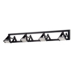 M8109/1 Filippo Linear Spot Light 4 Light LED 20W Matt Black/Polished Chrome