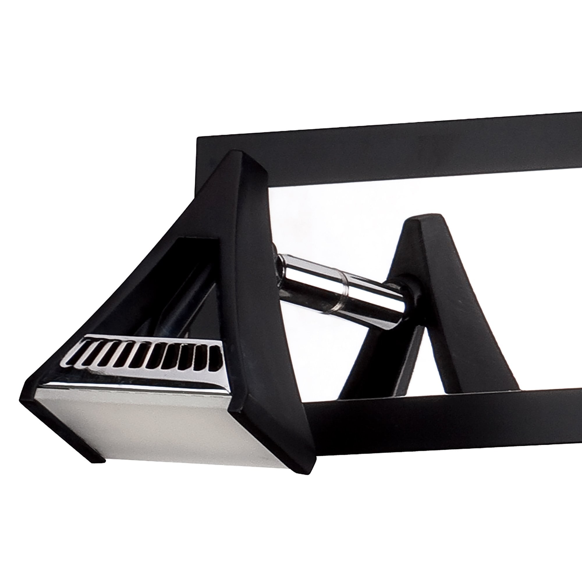 M8109/1 Filippo Linear Spot Light 4 Light LED 20W Matt Black/Polished Chrome