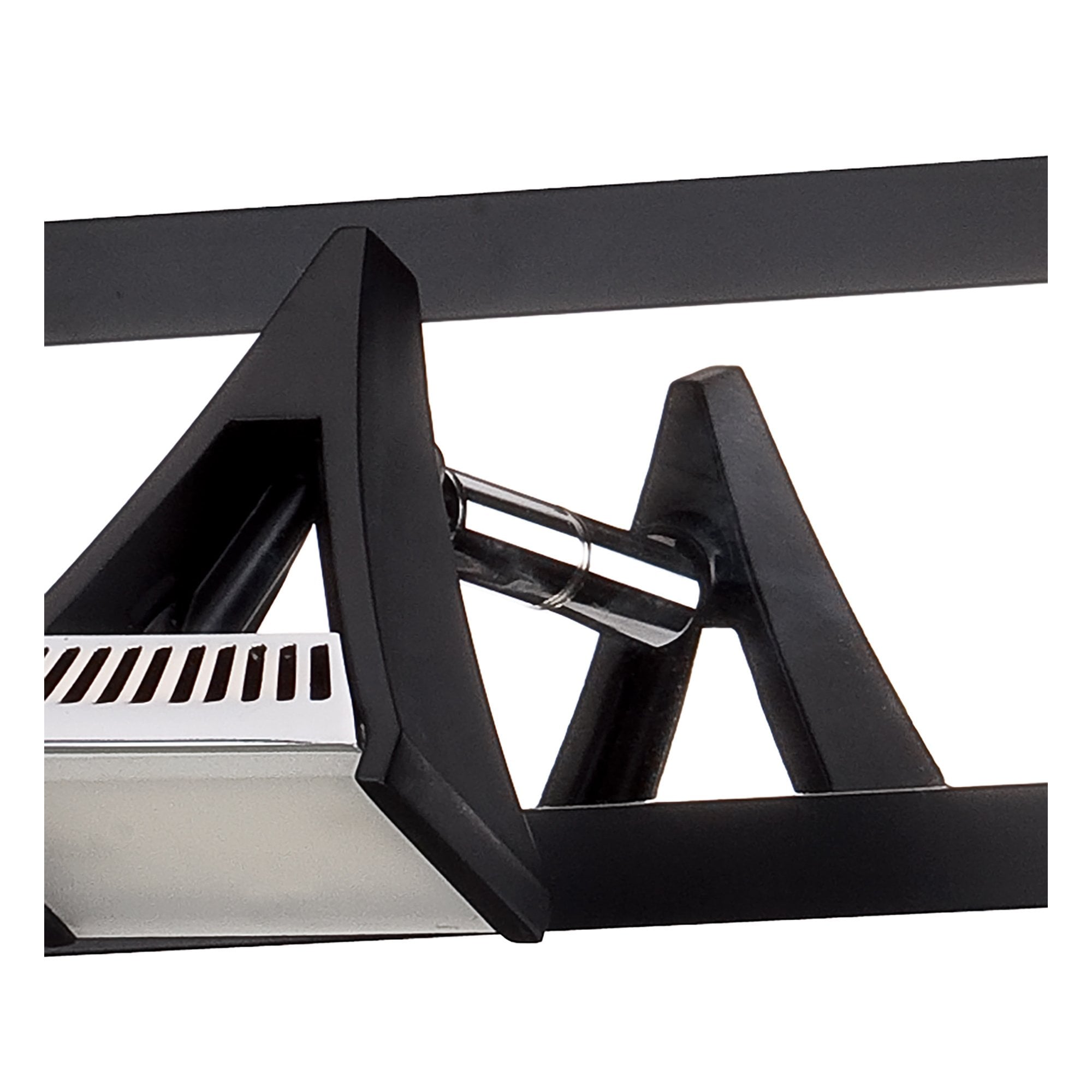 M8109/1 Filippo Linear Spot Light 4 Light LED 20W Matt Black/Polished Chrome