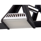 M8109/1 Filippo Linear Spot Light 4 Light LED 20W Matt Black/Polished Chrome