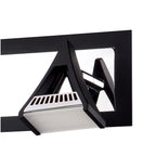 M8109/1 Filippo Linear Spot Light 4 Light LED 20W Matt Black/Polished Chrome
