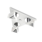 M8104/1 Filippo Spot Light 3 Light LED Triangular 5W Matt White/Polished Chrome